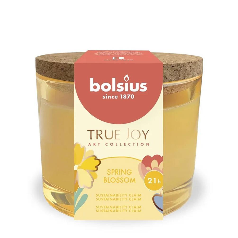 Bolsius Spring Blossom True Joy Daffodil Glass Jar Candle £10.79